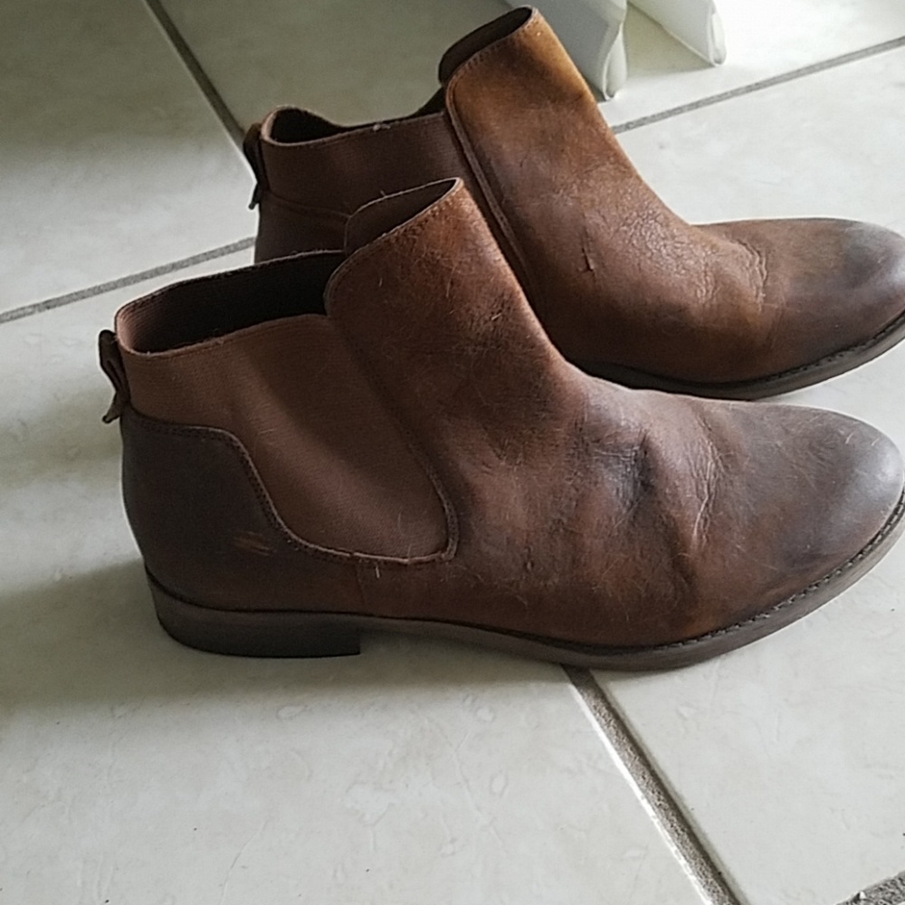Franco Sarto brown booties